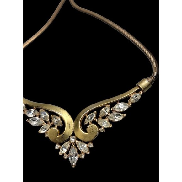 Crown Trifari Alfred Philippe Choker Necklace Patent Pend Book Piece Estate 16" - Picture 11 of 16